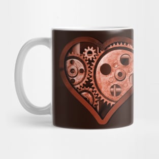 Steampunk Heart Mug